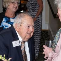 Cal Owen with a guest.